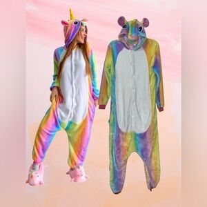 🦄 Rainbow Unicorn adult onesie/kigurumi